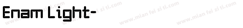 Enam Light字体转换